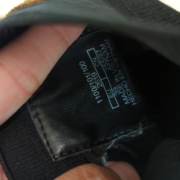 Zara Suede Chelsea Block Heel Bootie Brown Black 39/8 fall streetwear bohemian - Picture 6 of 9